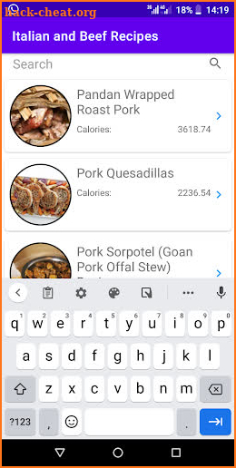 Pork Recipes screenshot
