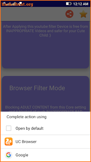 Porn Blocking Filter screenshot