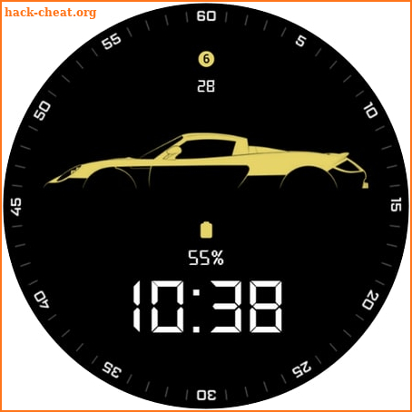 Porsche Silhouette - Watchface screenshot