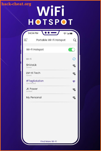 Portable WI – FI Hotspot : WI FI Generator screenshot
