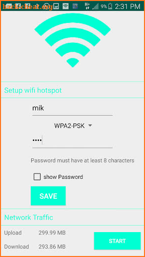 Portable Wi-Fi hotspot(Safe and smart hotspot) screenshot
