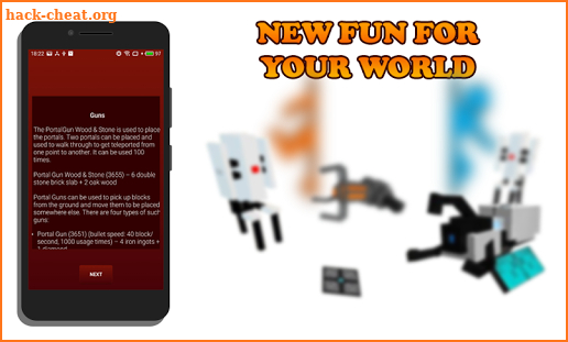 Portal Gun Mod for MCPE screenshot