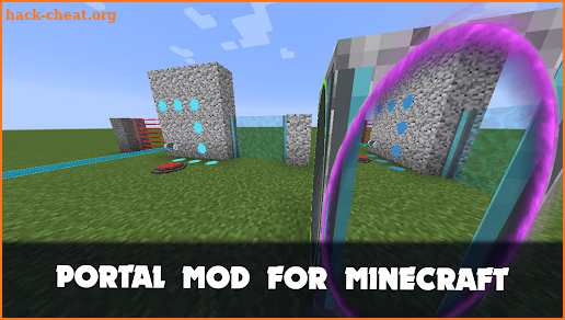 Portal Gun Mod for Minecraft screenshot