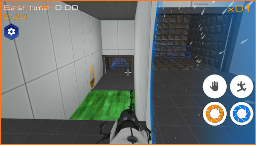 Portal Maze 2 - Aperture spacetime jumper games 3d screenshot