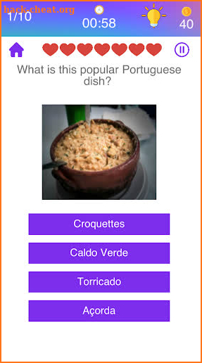 Portuguese Quiz screenshot