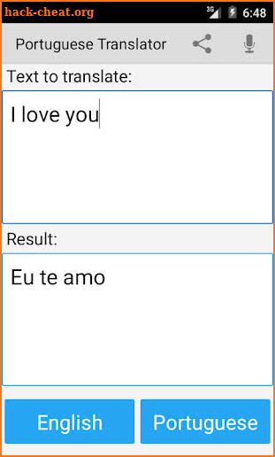Portuguese Translator Pro screenshot