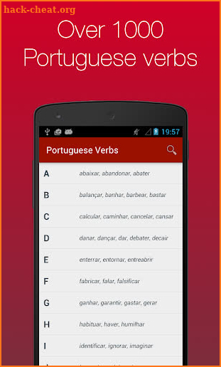 Portuguese Verb Conjugator screenshot