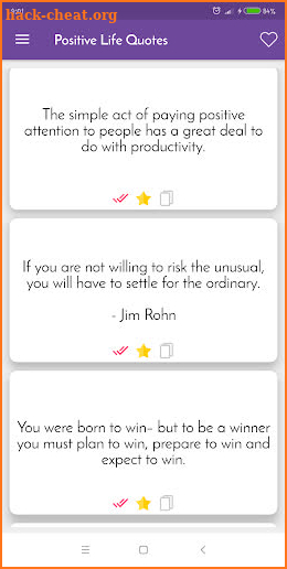 Positive Life Quotes screenshot