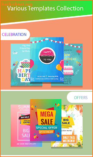 Posta-Poster Design & Flyer, Ad,Invitation Maker screenshot