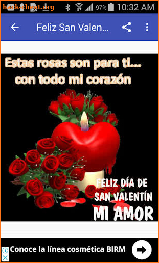 Postales de amor San Valentín screenshot