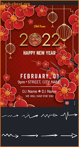 Poster New Year 2022 screenshot