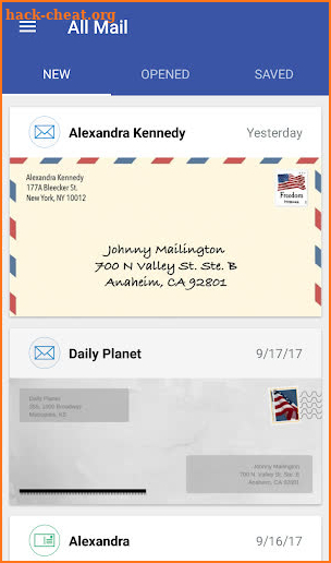 PostScan Mail screenshot