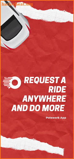 Potswork - Request a ride screenshot