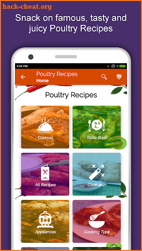 Poultry Recipes Book: Chicken, Duck, Turkey & Egg screenshot
