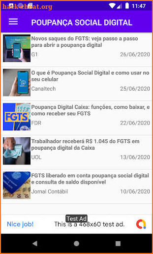 Poupança Social Digital screenshot