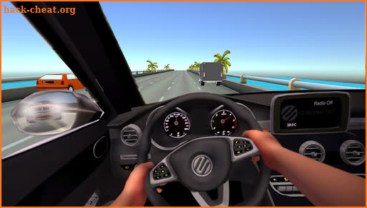 POV Car Highway Driving Police Racer Simulator 3D screenshot