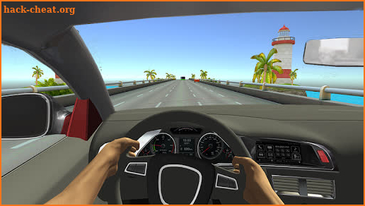 POV Car Highway Driving Police Racer Simulator 3D screenshot