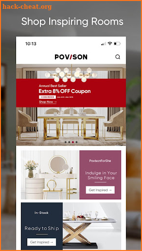 Povison-Furniture，Design＆Home screenshot