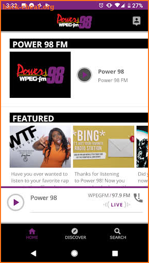Power 98 FM screenshot