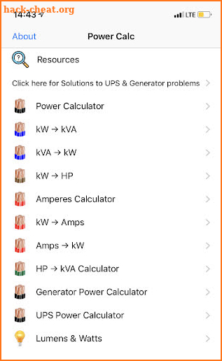 Power Calculator screenshot