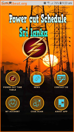 Power cut schedule Sri Lanka screenshot