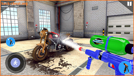 Power Gun Washing Simulator 3D screenshot