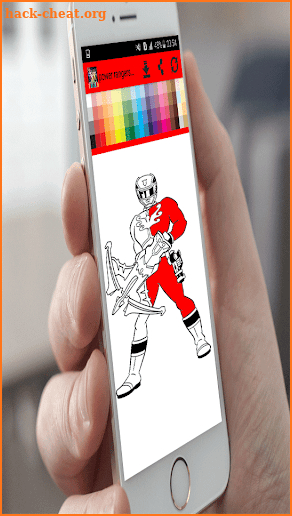 power rangers and other Super Heroes Coloring screenshot