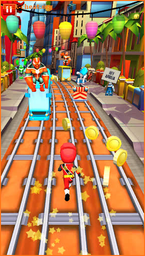 Power Subway Ninja Steel Dash screenshot
