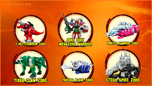 Power Super Rangers Fury Hero Dino Robo Magic Drag screenshot