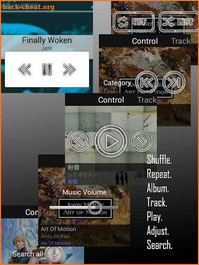 Poweramp Remote 4 Android Wear screenshot