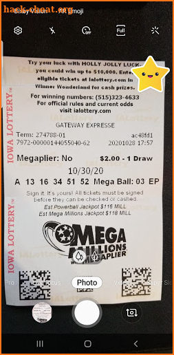 Powerball & Mega Millions Ticker Scanner & Checker screenshot