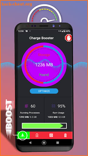 Powerful Fast Clean : Ram Booster & Phone Cleaner screenshot