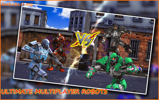 Powerful Robot Street Fighting Game screenshot