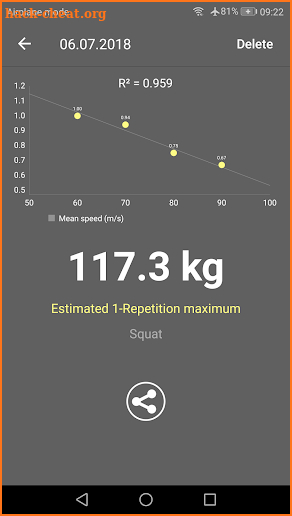 PowerLift: Measure your max strength screenshot