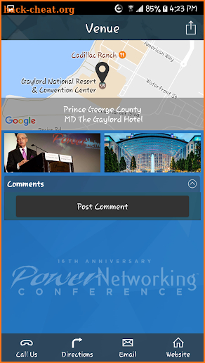 PowerNetworking Conference screenshot