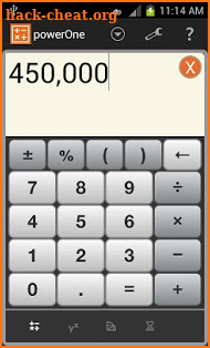 powerOne Finance Calculator screenshot