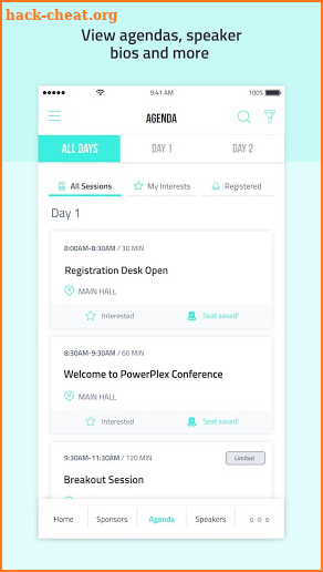 PowerPlex Conference screenshot