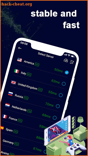 PowerVPN - Free Fast Stable Secure Unlimited Proxy screenshot