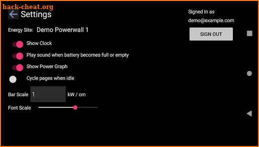 Powerwall Companion screenshot