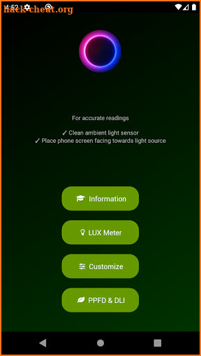 PPFD Meter | Plant Grow Light Meter | LUX DLI screenshot