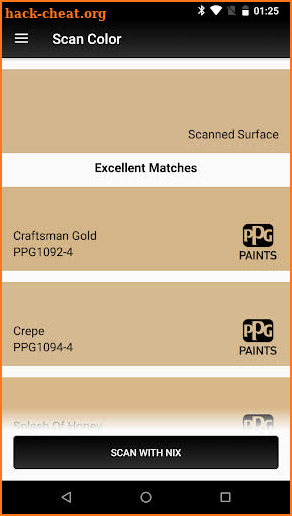 PPG Paints Color Sensor screenshot