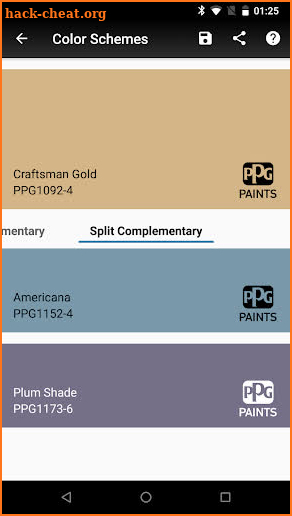 PPG Paints Color Sensor screenshot