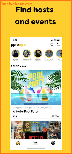 PPLEAPP - Events screenshot