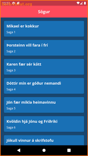 Practical Icelandic screenshot