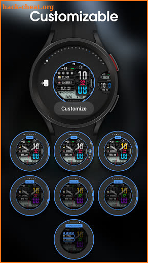 PRADO 06 Hybrid Watch Face screenshot