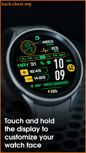 PRADO 34 Digital Watch Face screenshot