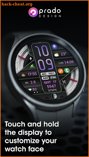 PRADO 60 Digital Watch Face screenshot