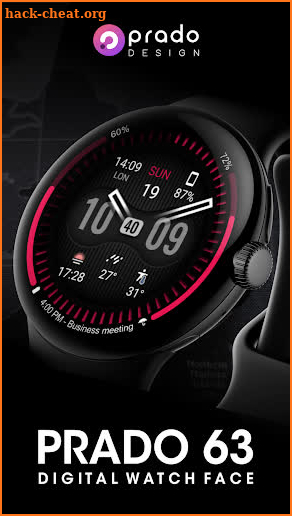 PRADO 63 Hybrid Watch Face screenshot