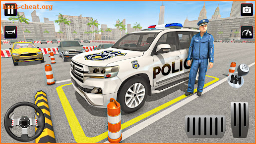 Prado Police Car Parking Games screenshot