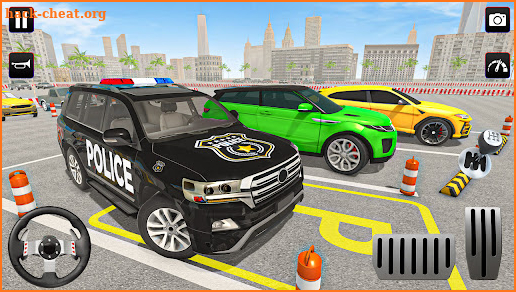 Prado Police Car Parking Games screenshot